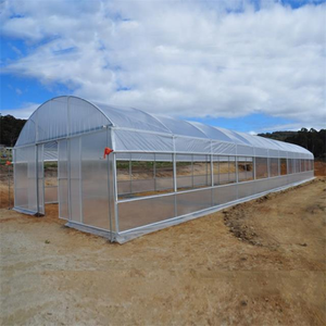 Serre tunnel agricole en cerceau de film résistant aux UV